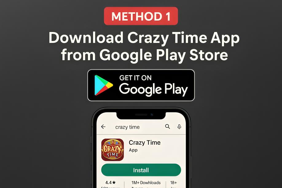 📲 Method 1: Download Crazy Time App from Google Play Store