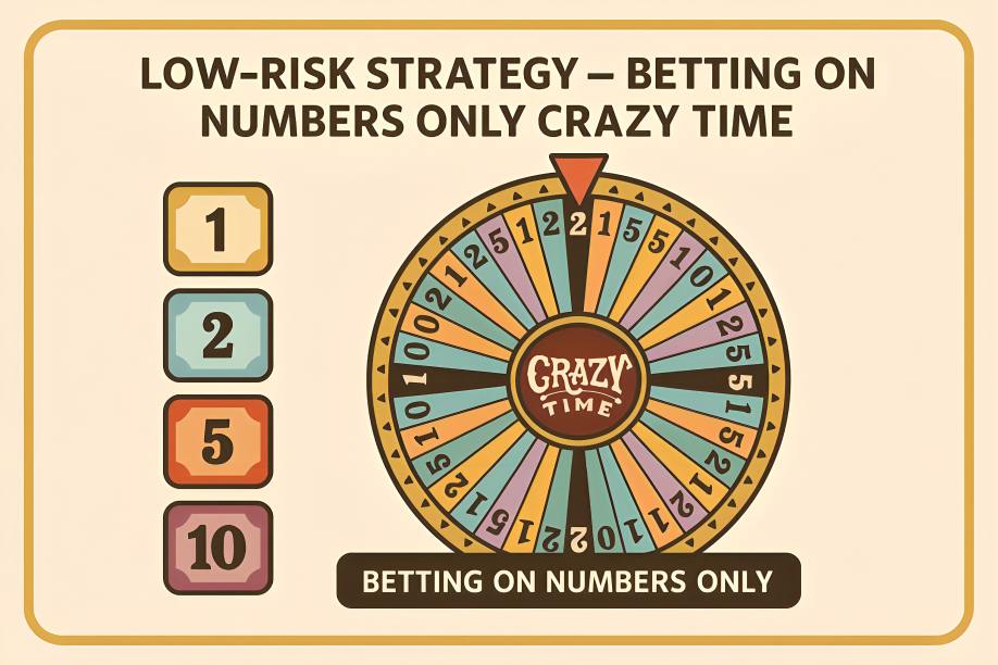 Low-Risk Strategy – Betting on Numbers Only Crazy Time