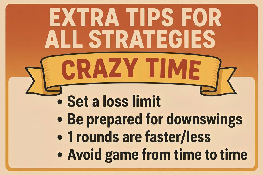 Extra Tips for All Strategies