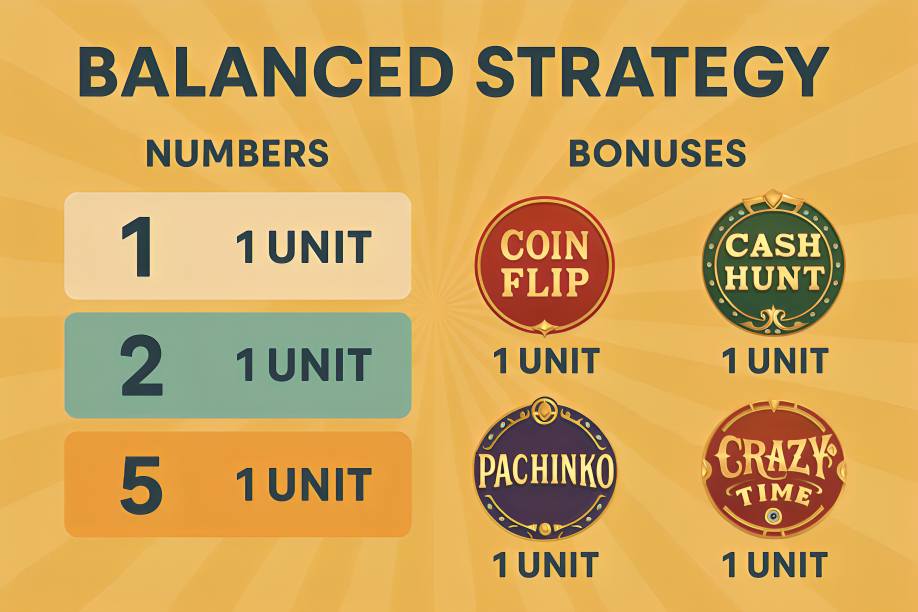 Balanced Strategy: Mix Numbers and Bonuses